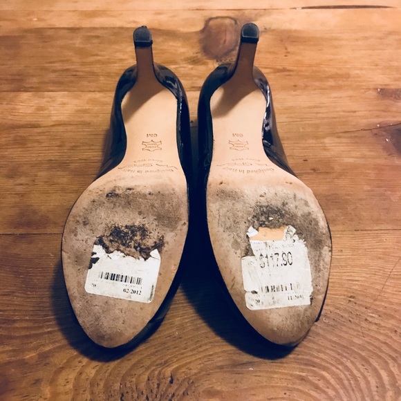 🎉Price Drop🎉 Via Spiga black patent leather heels - Picture 6 of 7